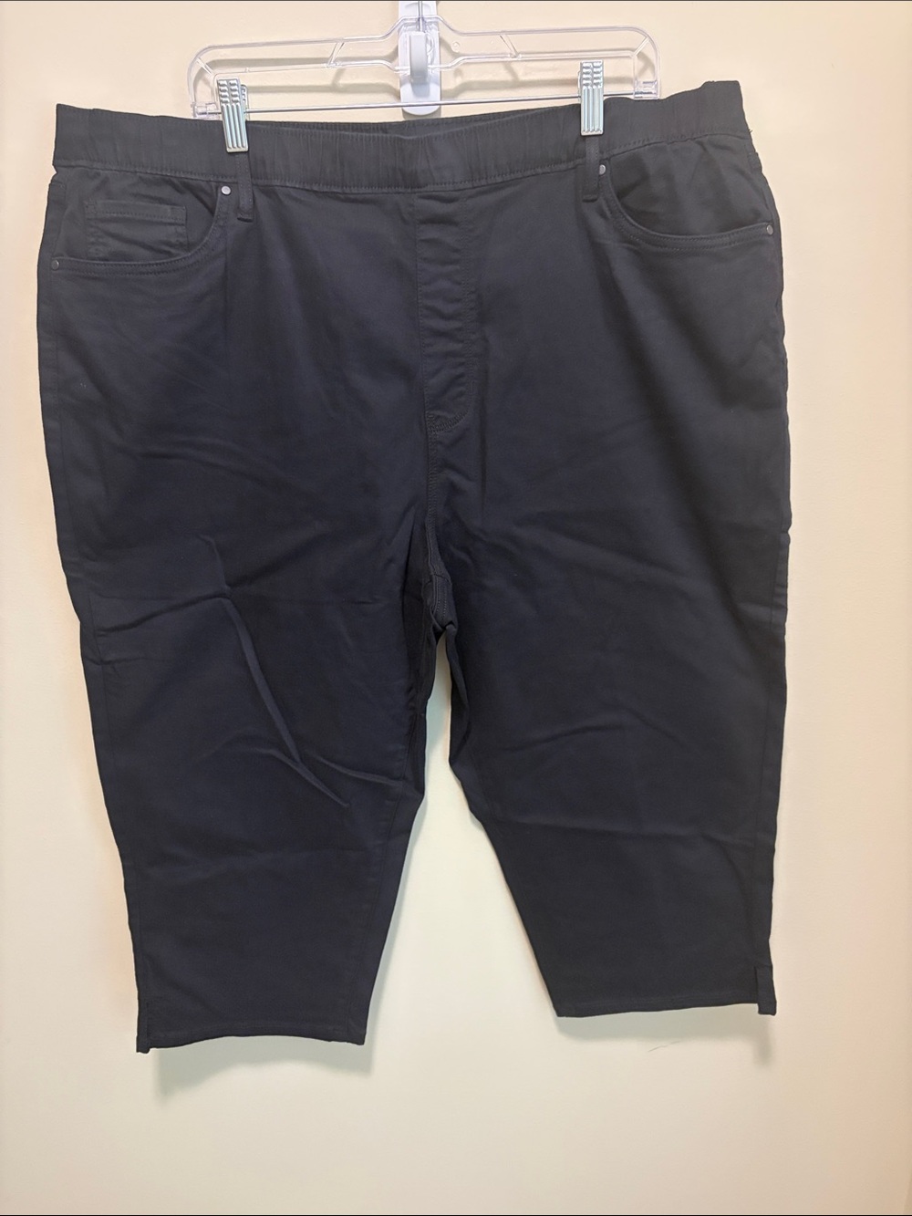croft & barrow Women's Black Ankle-Length Cropped Pants